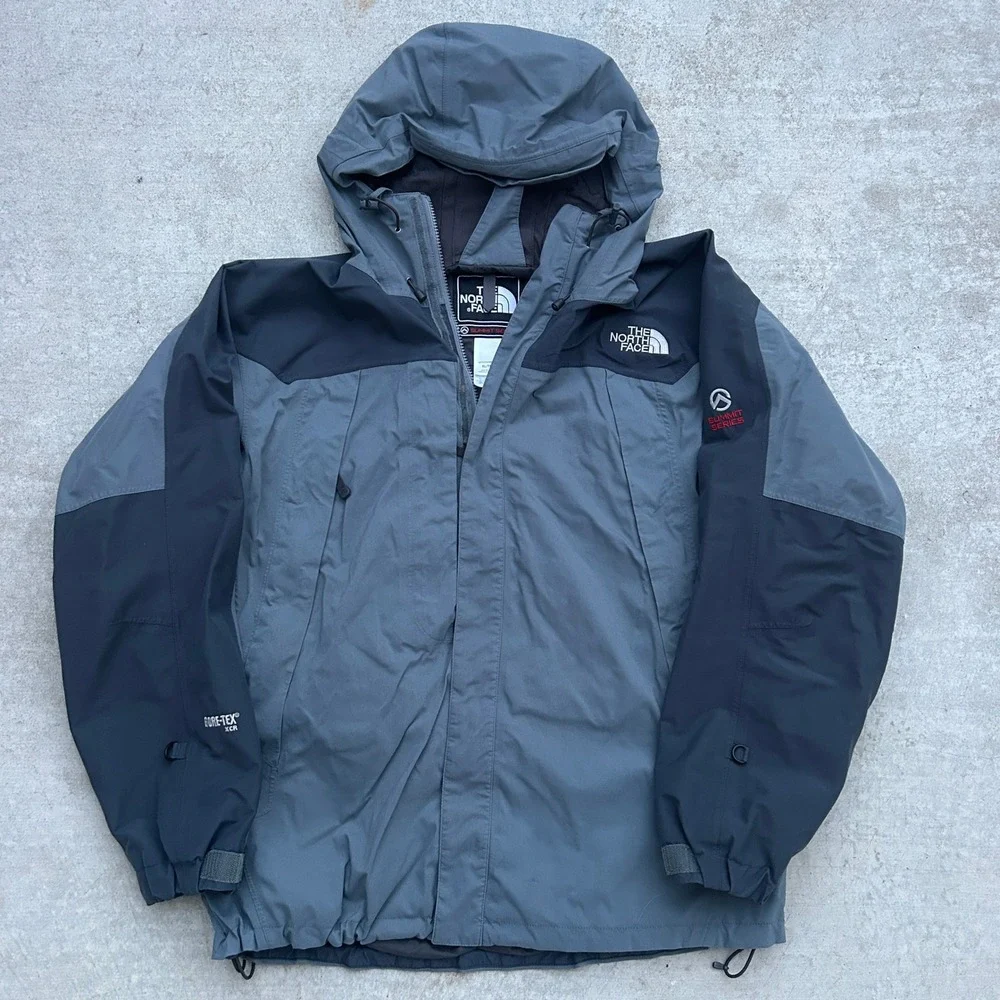 The North Face Summit Series Jacket XL Grey Black Gore-Tex XCR Vintage Gorpcore
